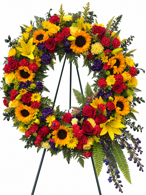 A Beautiful Life Wreath by Menvilay